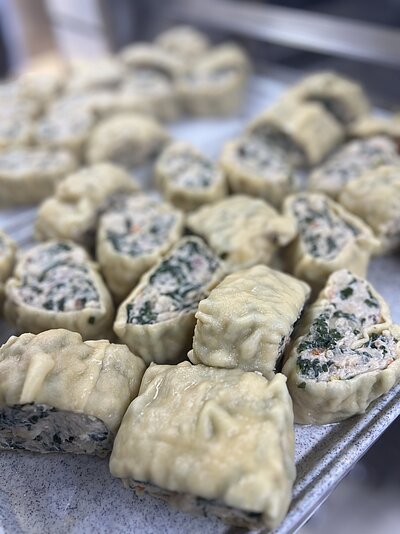 Foto selbstgemachte Maultaschen
