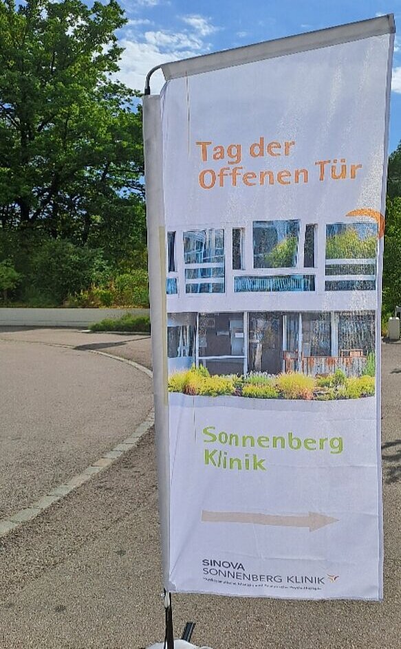 Banner der Klinik